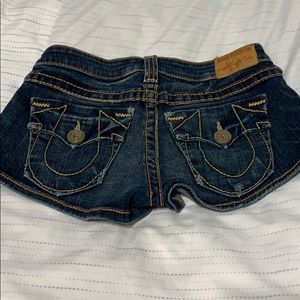 True religion short shorts (used)